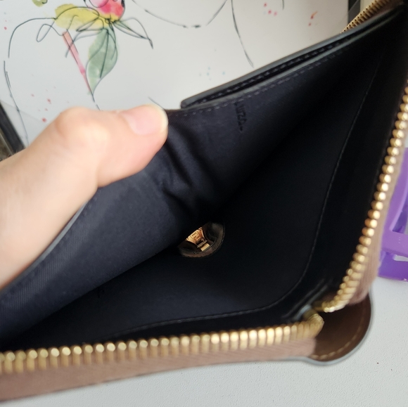 FENDI By the Way Leather Zip Around Compact Wallet - Picture 6 of 13